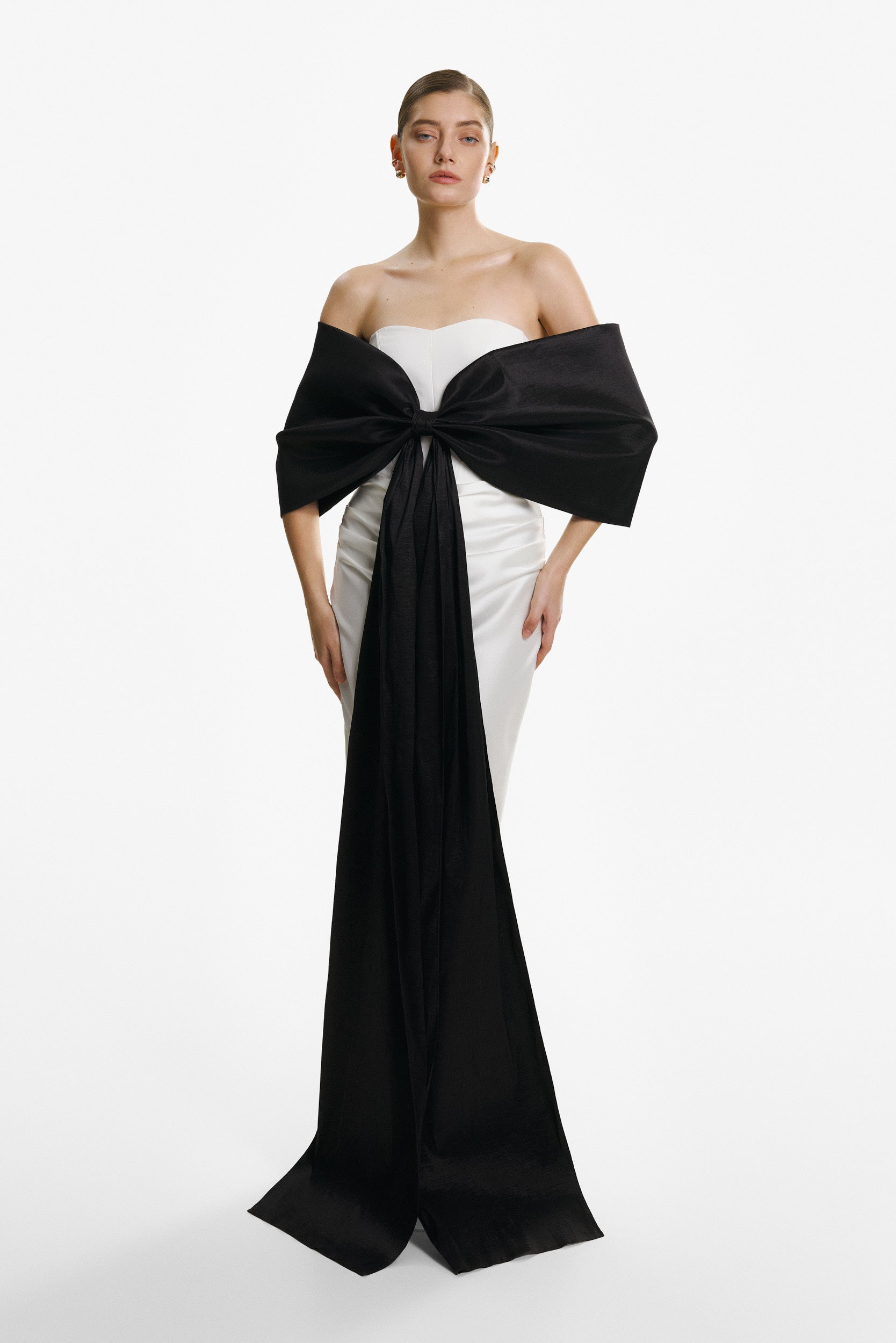 Ribbon accesoire in black