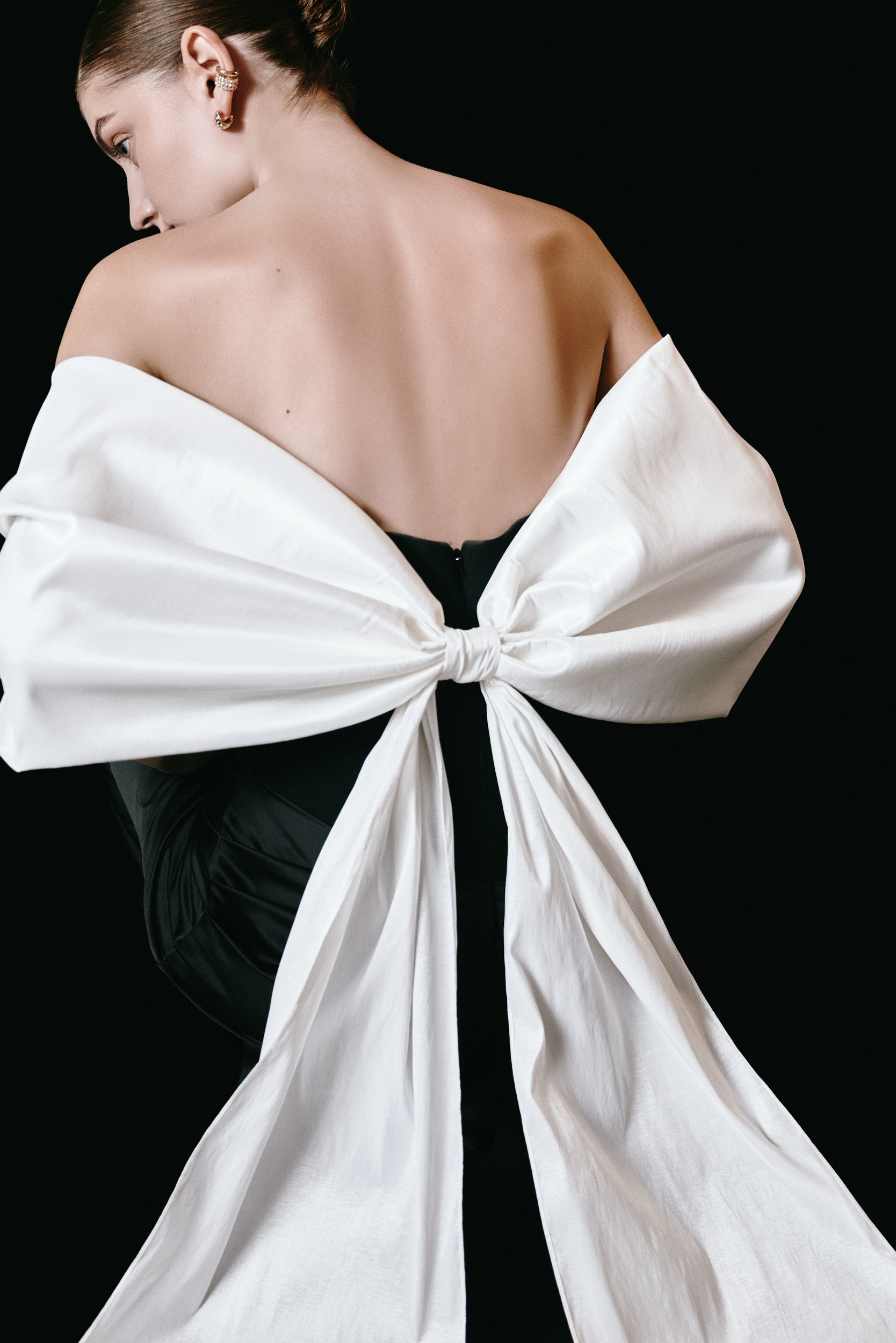Ribbon accesoire in white