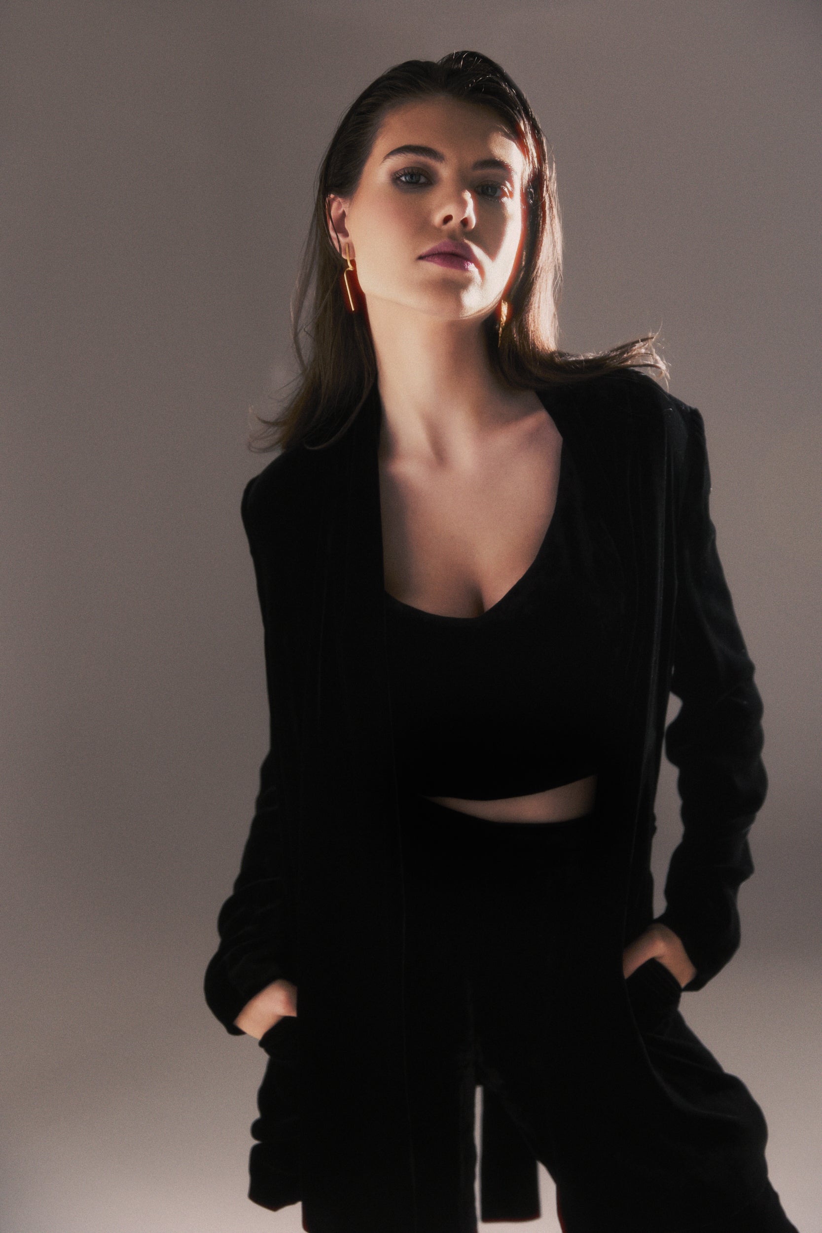 The Silk Velvet Blazer