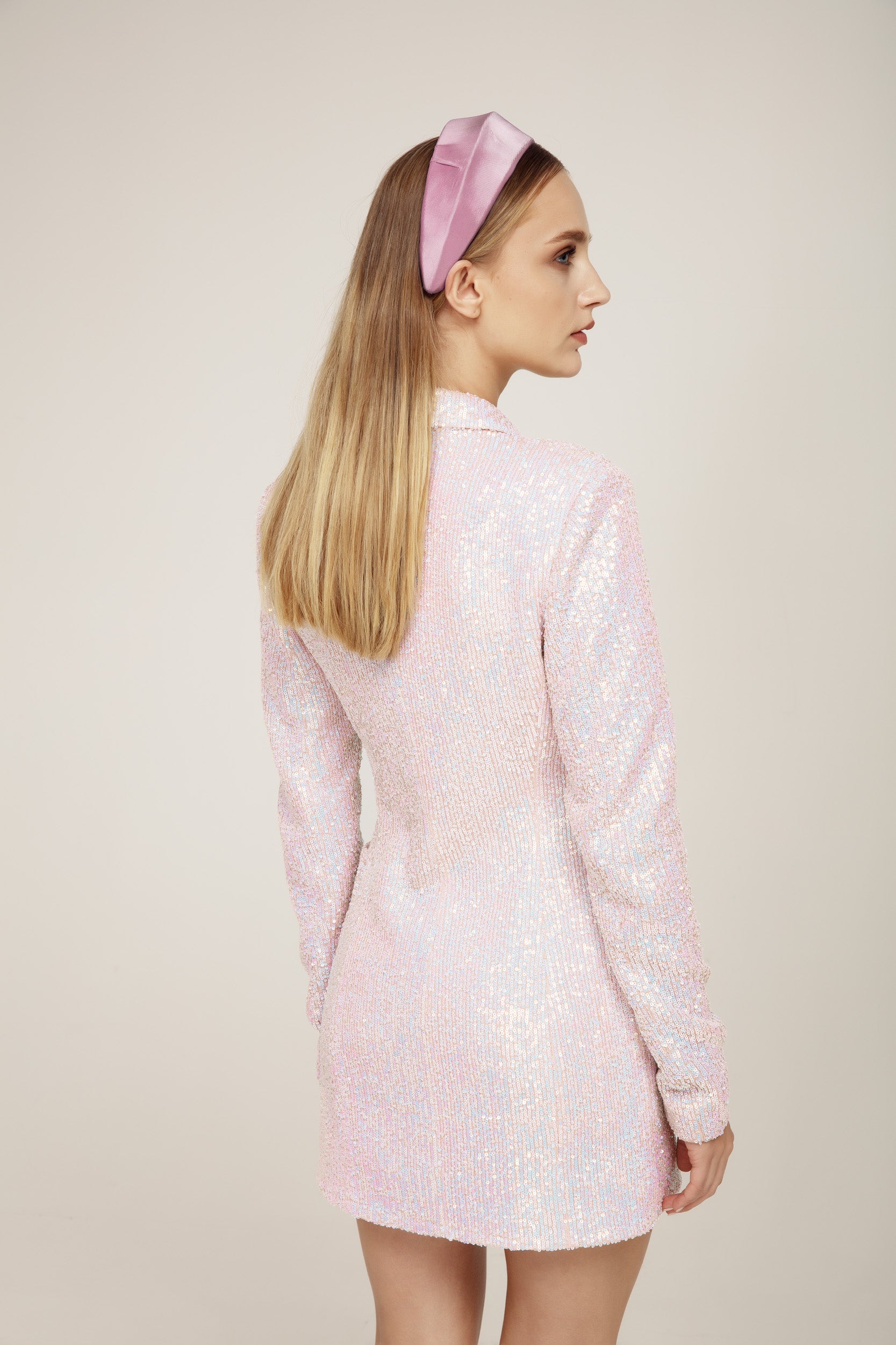 Party starter pink sequin dress