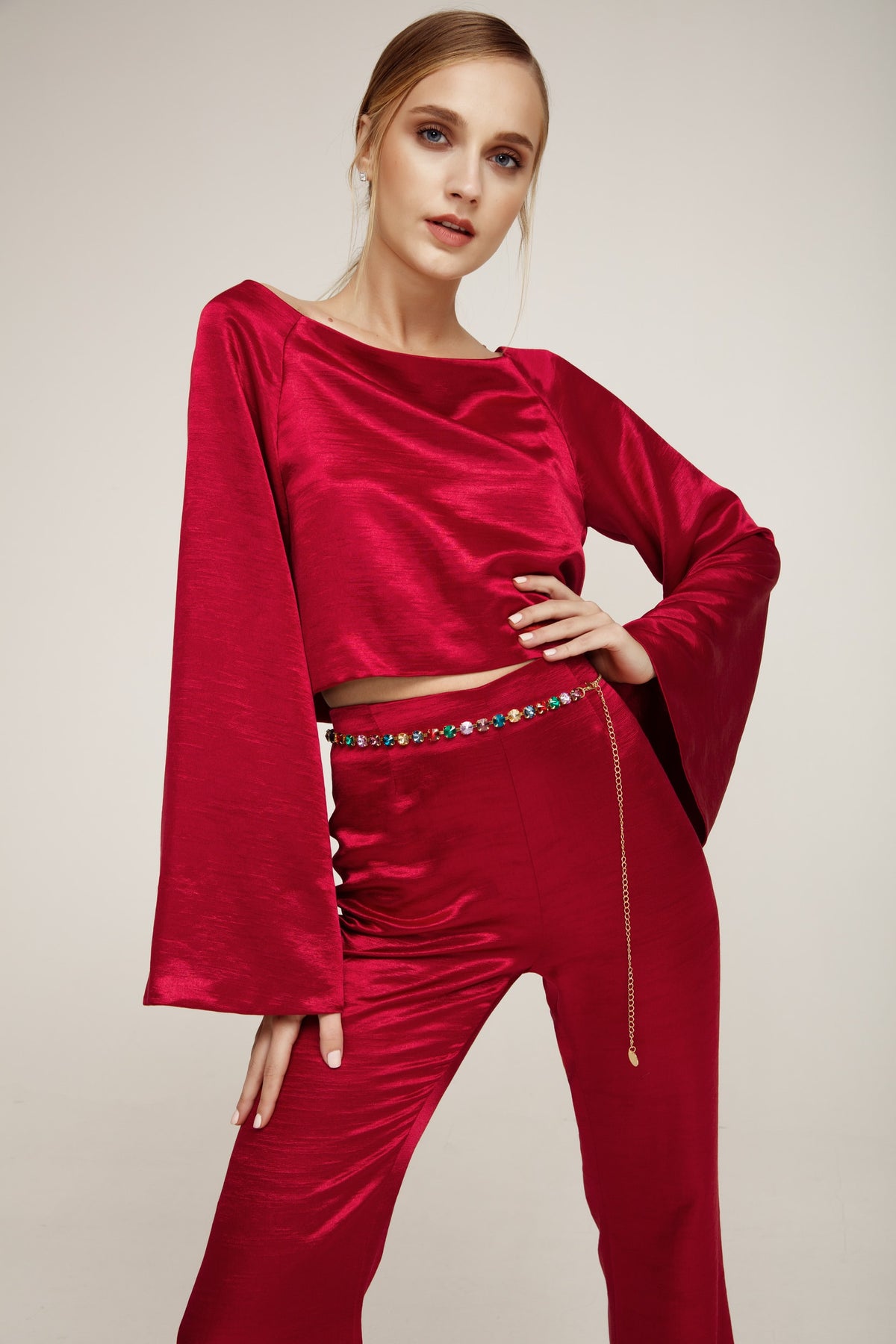 70's Vibes Red Pants