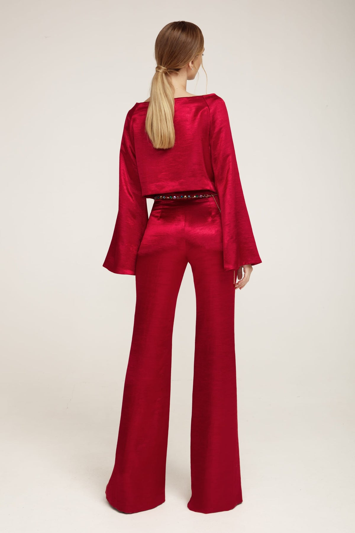 70's Vibes Red Top
