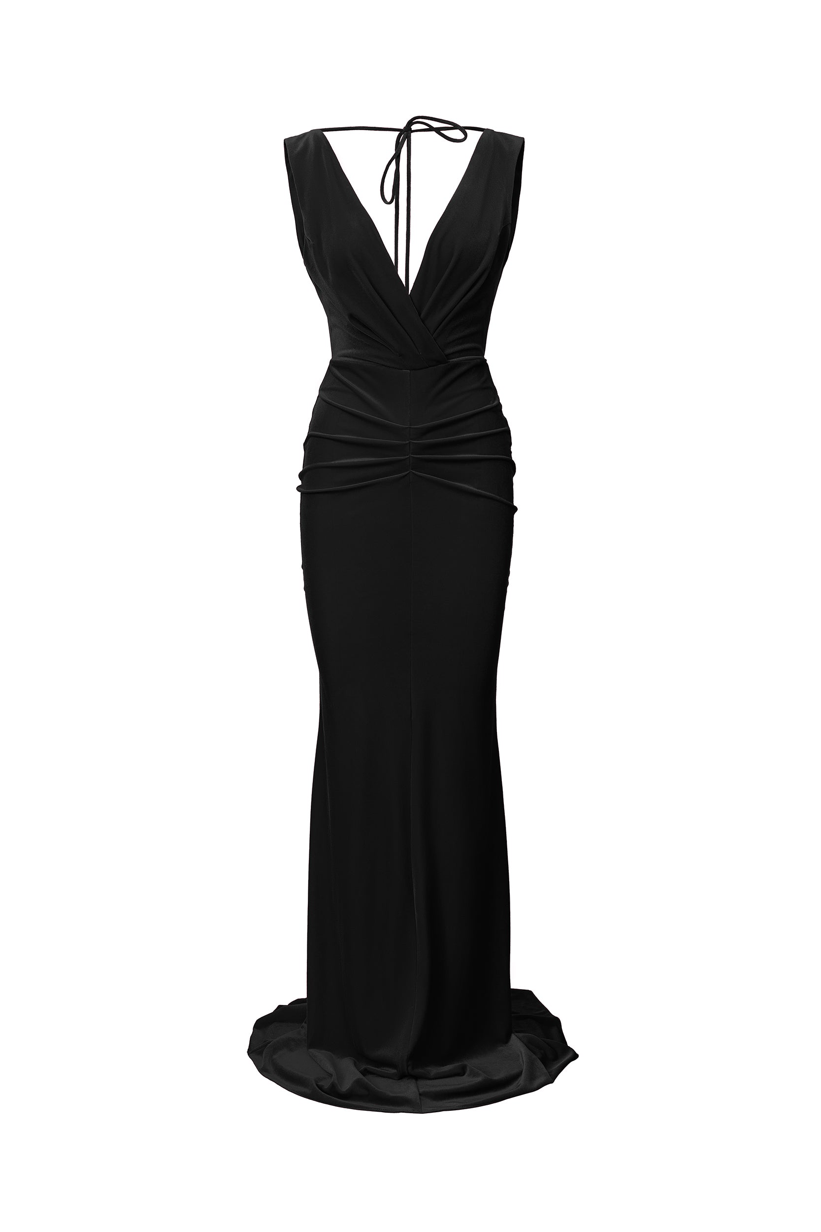 All eyes on you black velvet gown