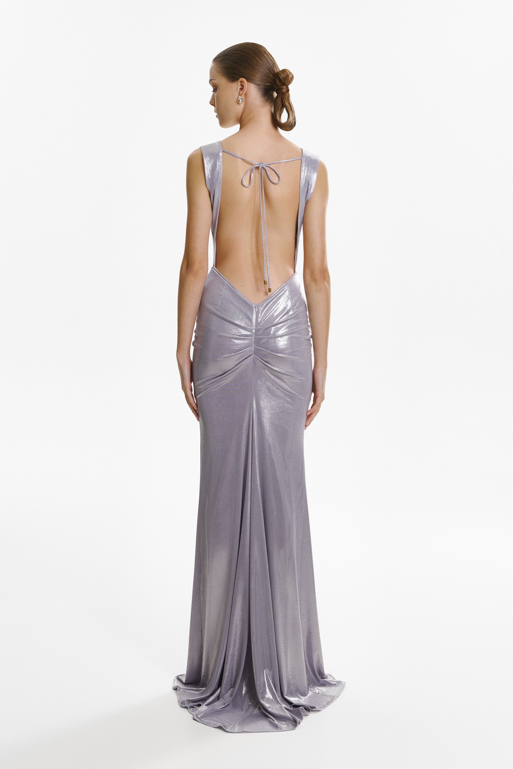 All eyes on you blue jersey gown