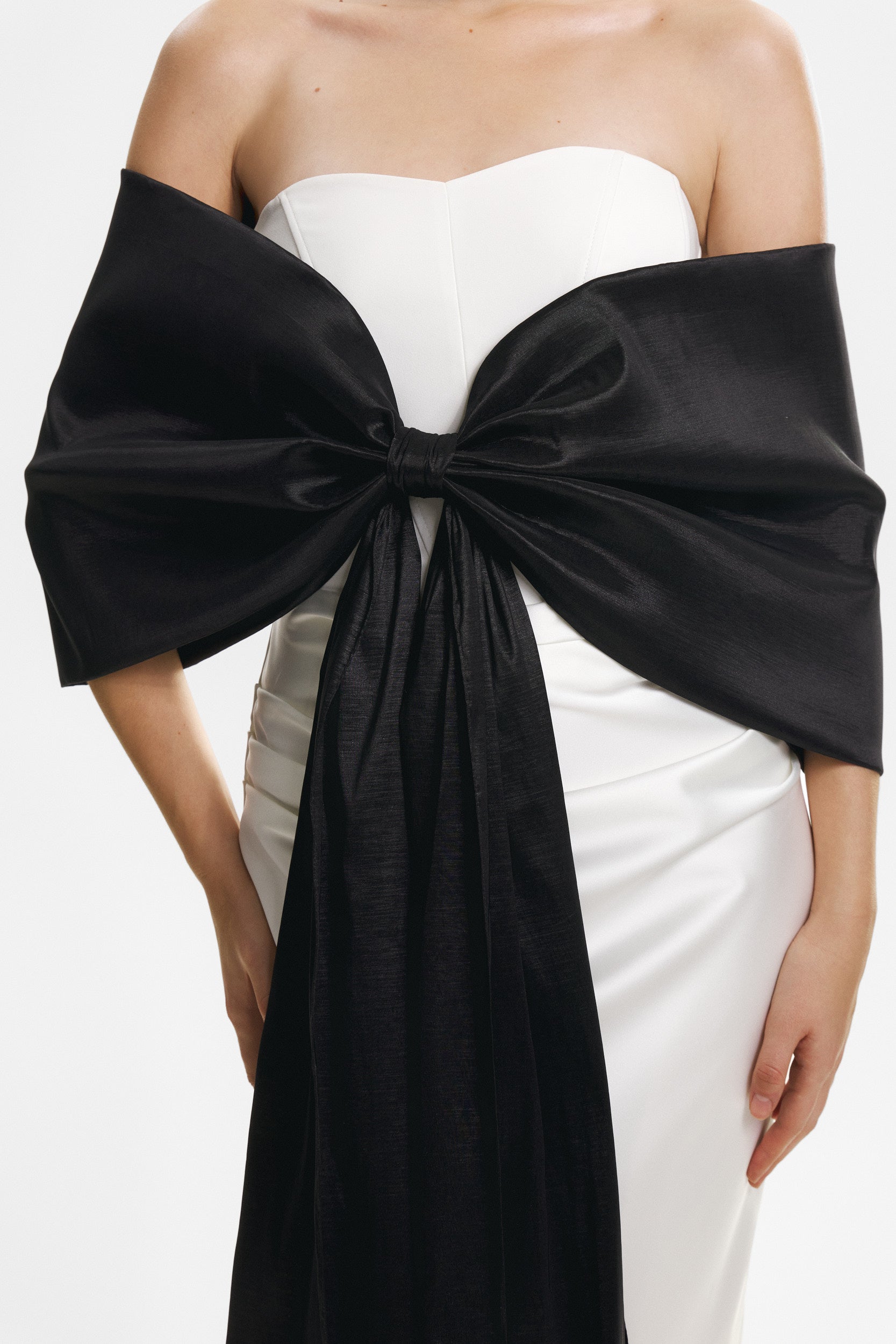 Ribbon accesoire in black