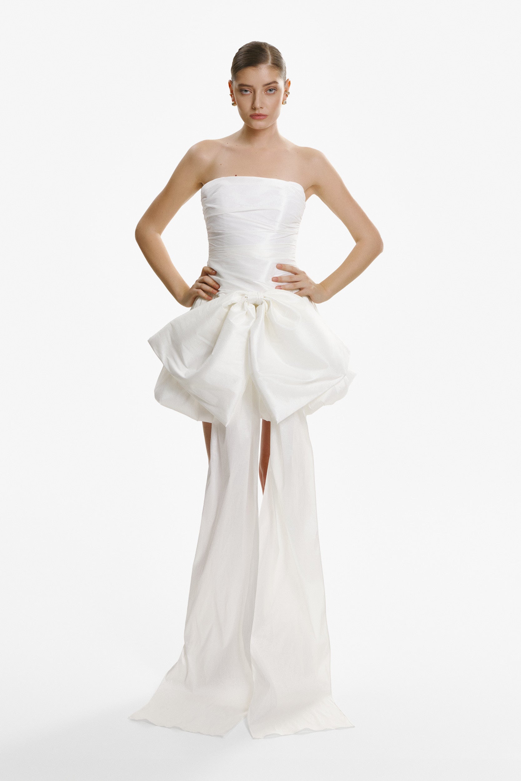 Ribbon accesoire in white