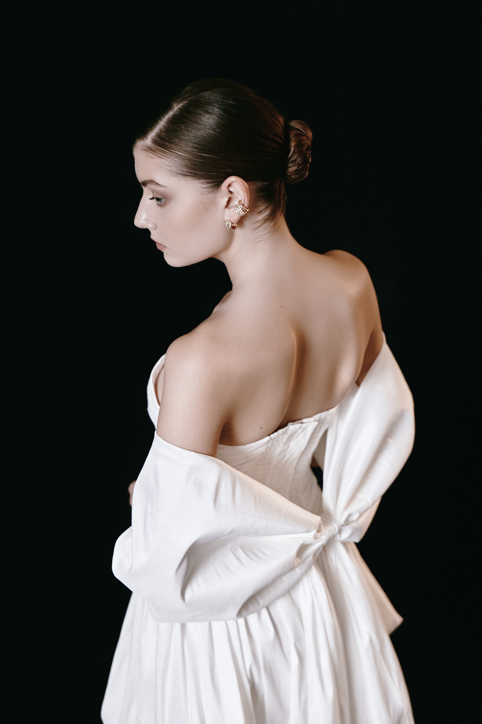 Ribbon accesoire in white