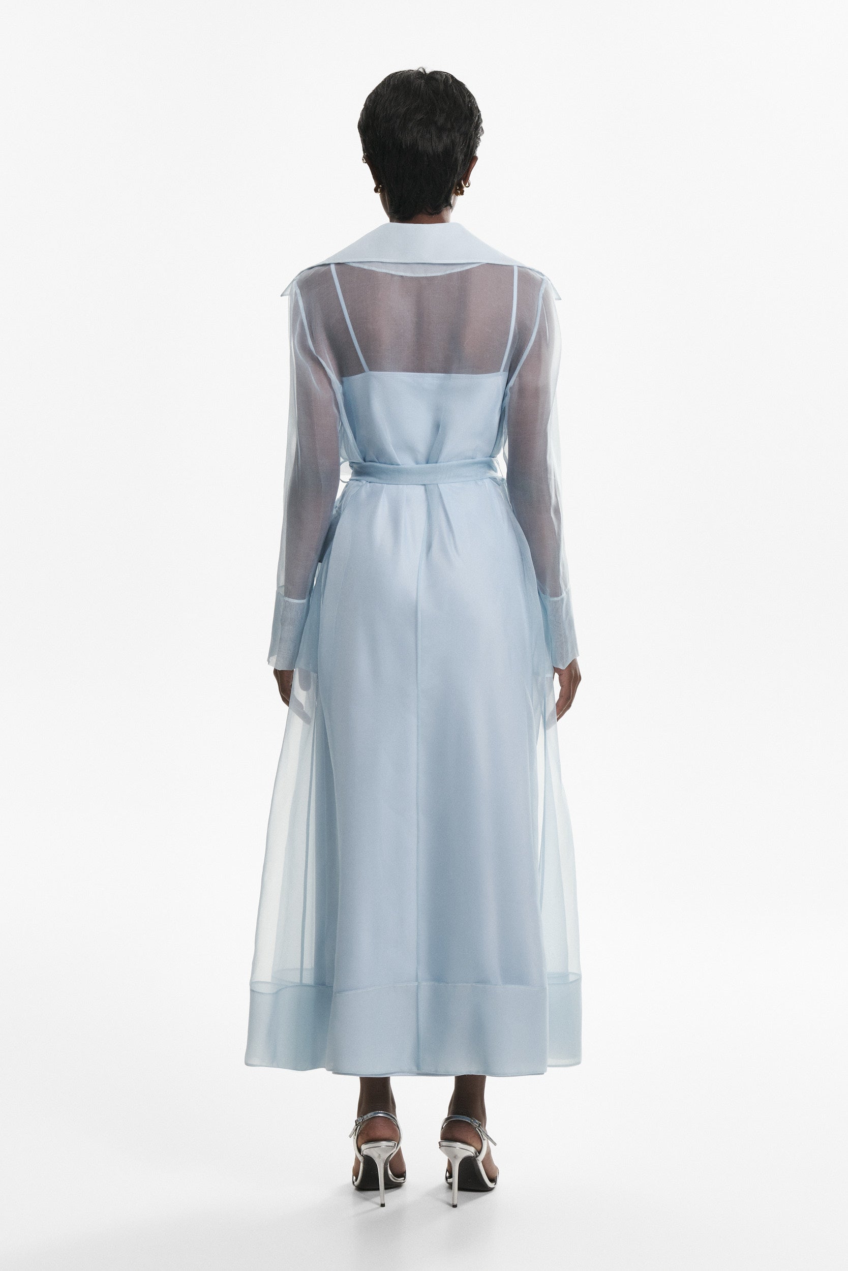 open lace back dress Hanifa Bridal Wedding Dress In Organza & Silk main image 0
