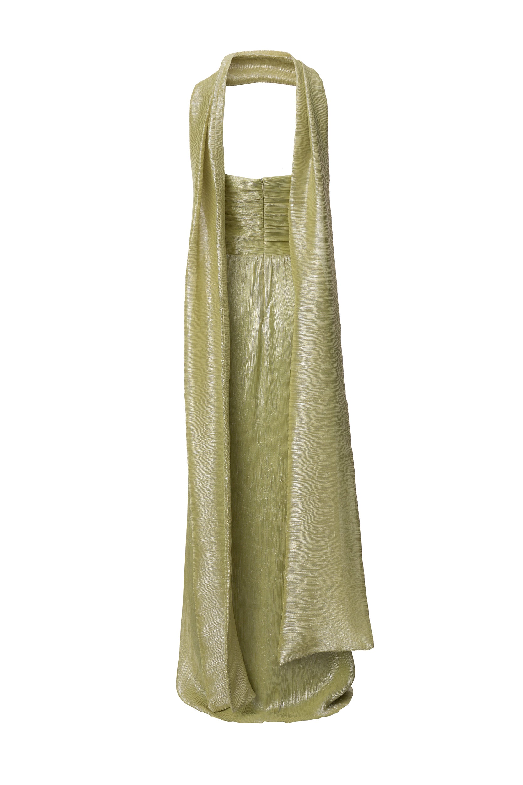 Strapless corset mint dress