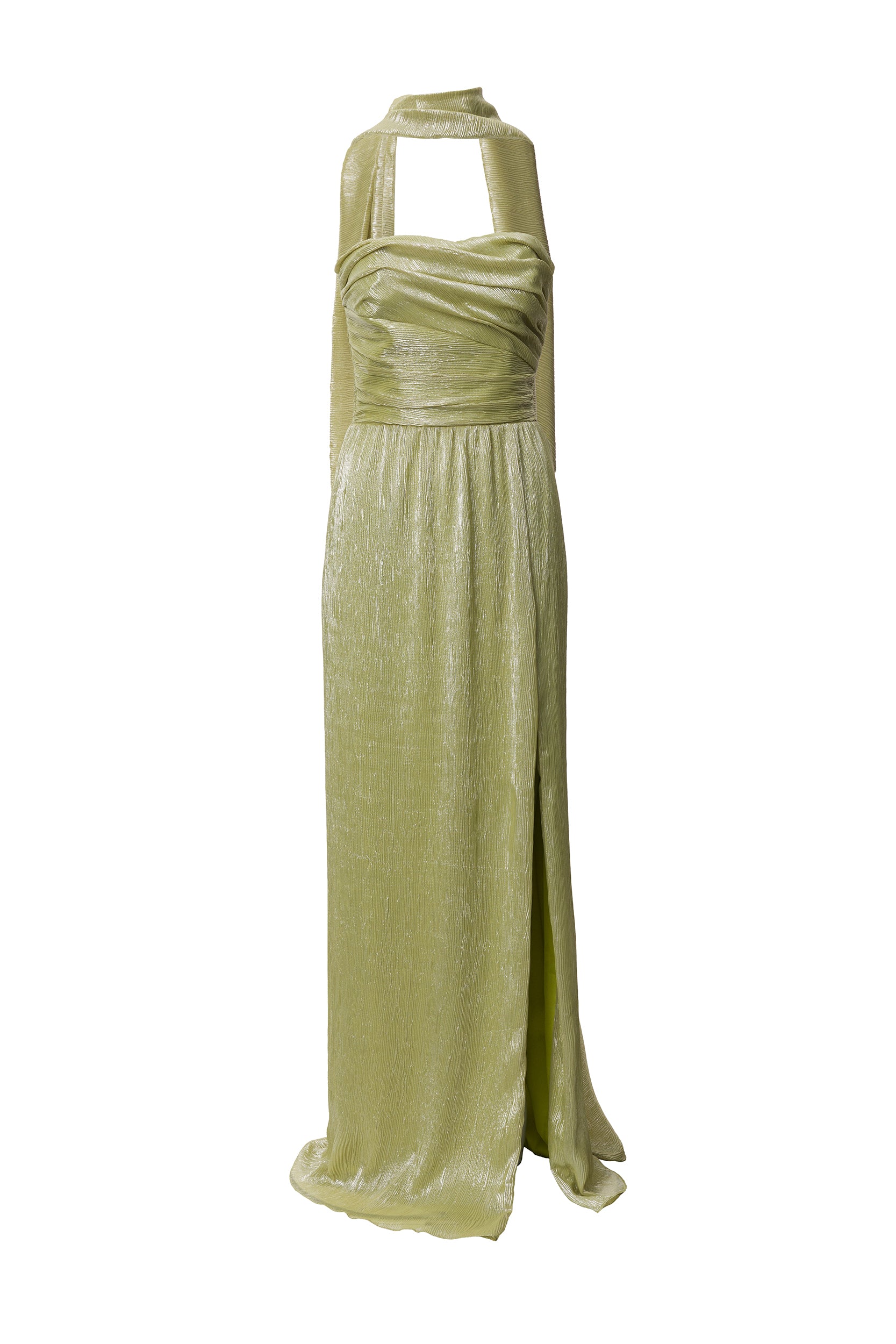 Strapless corset mint dress