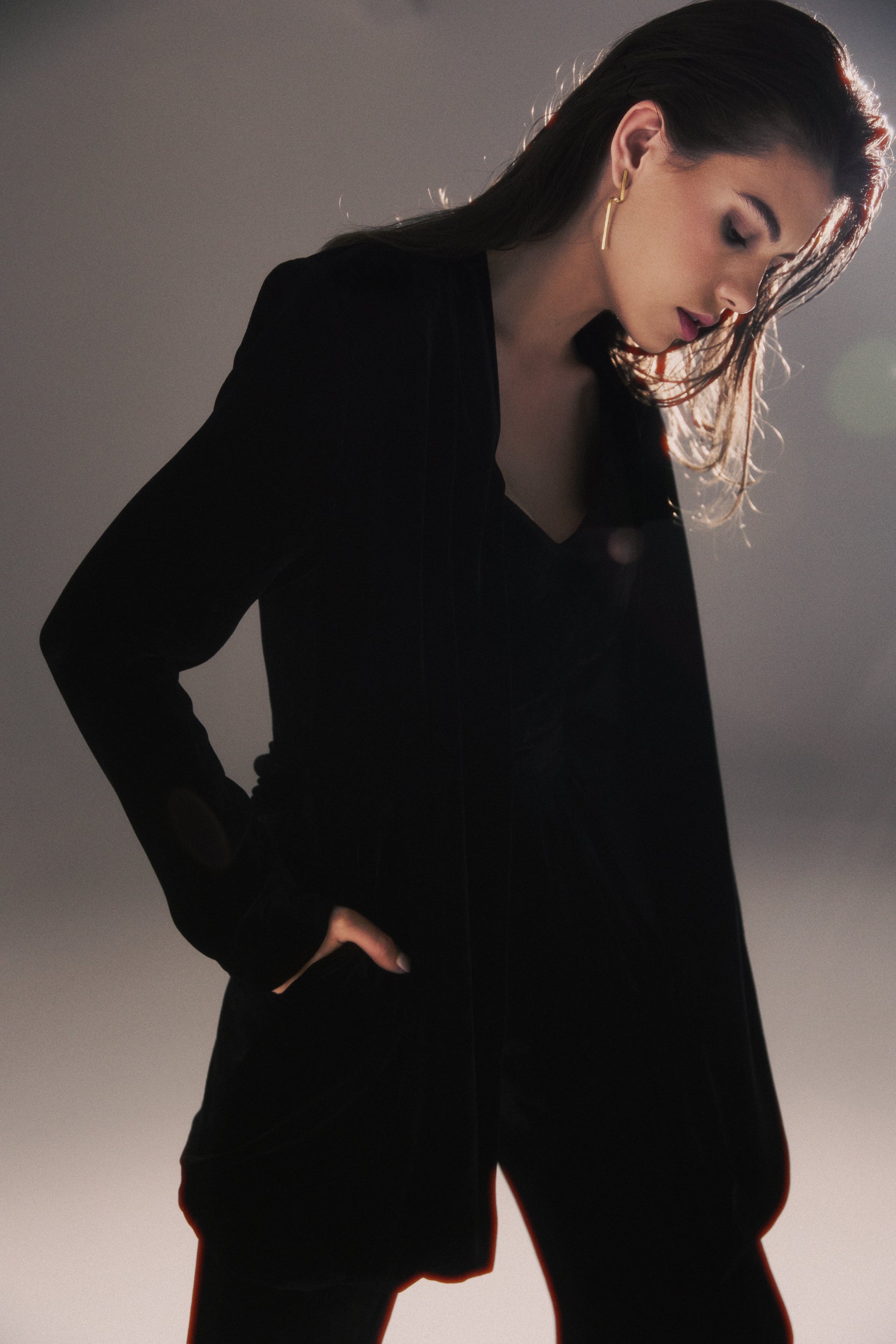 The Silk Velvet Blazer