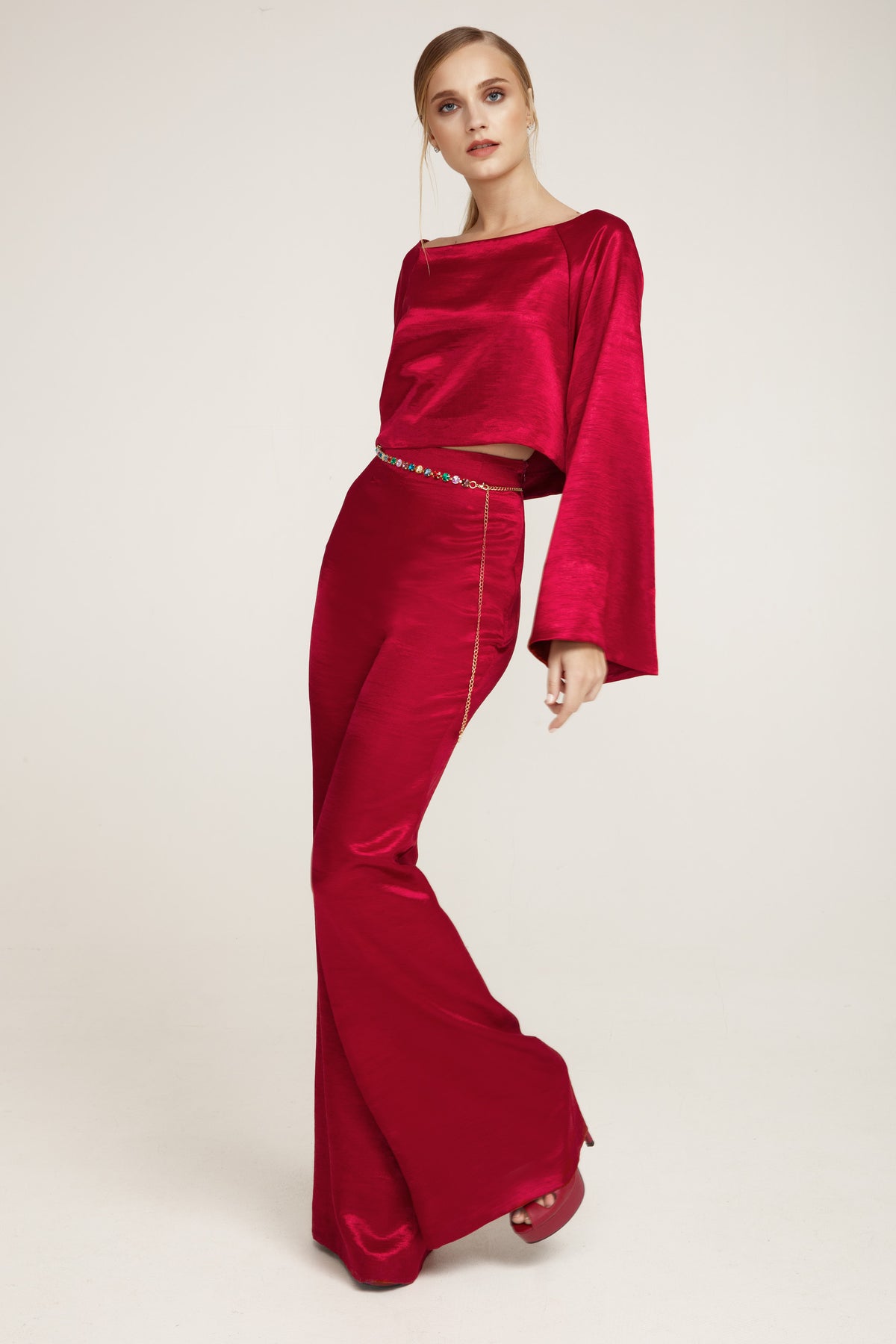 70's Vibes Red Pants