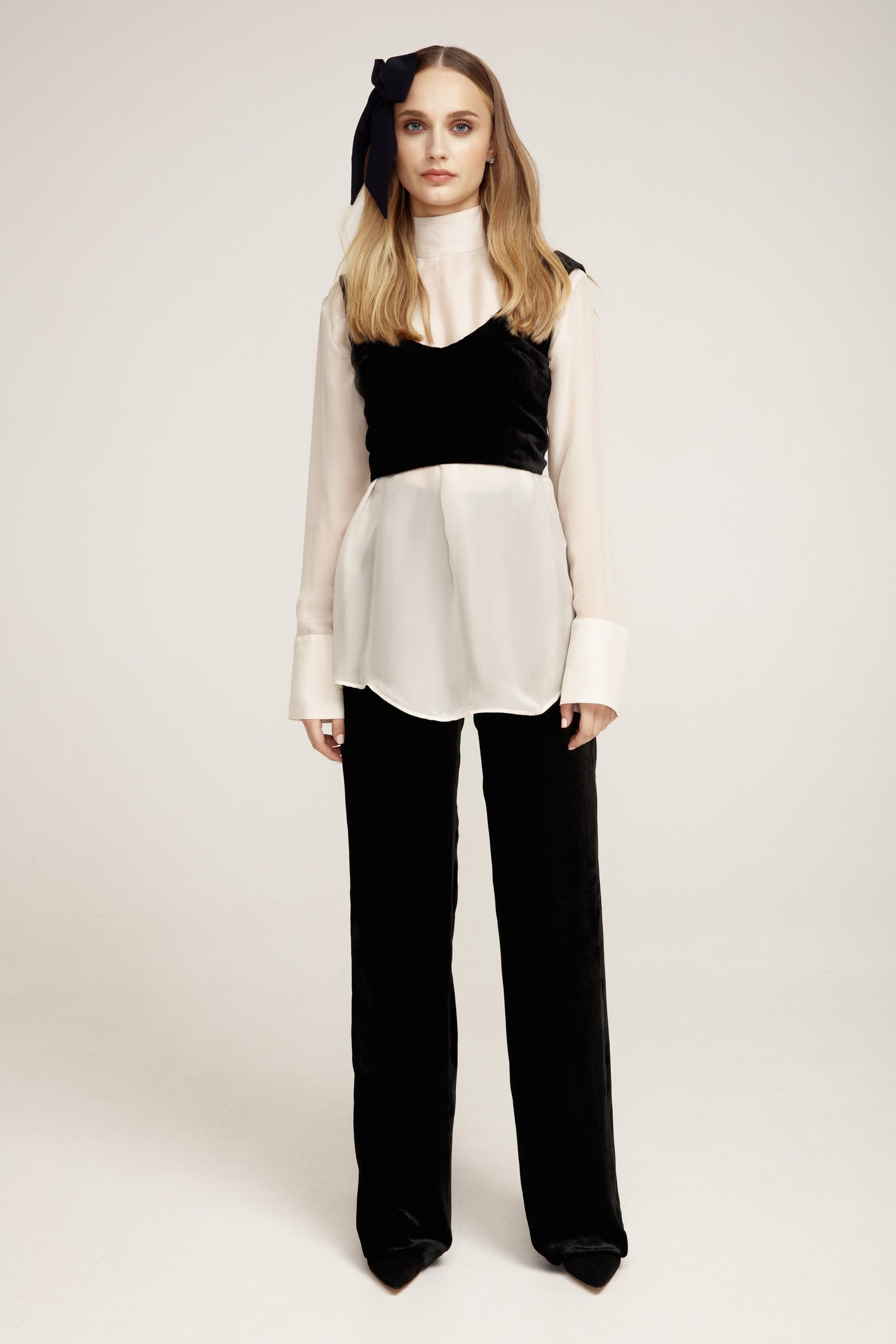The Silk Velvet Crop Top