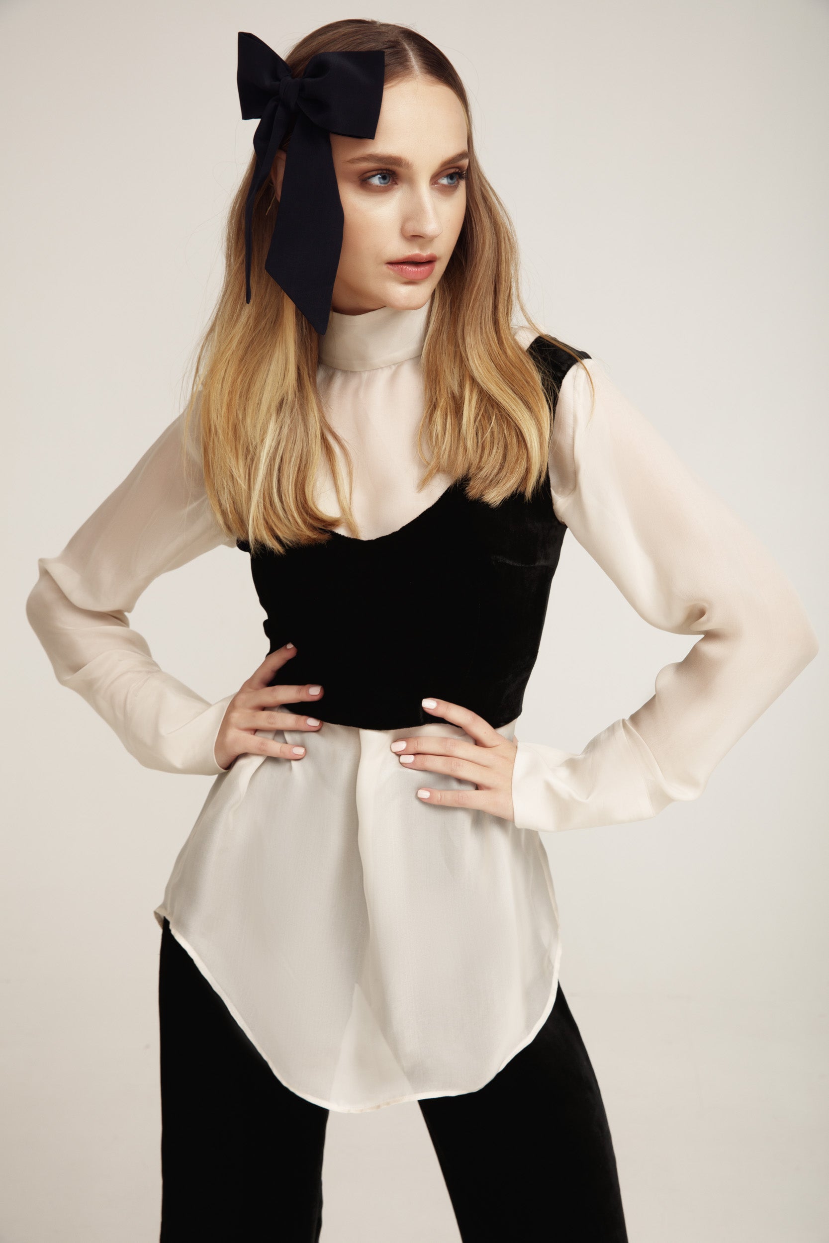 The Silk Velvet Crop Top